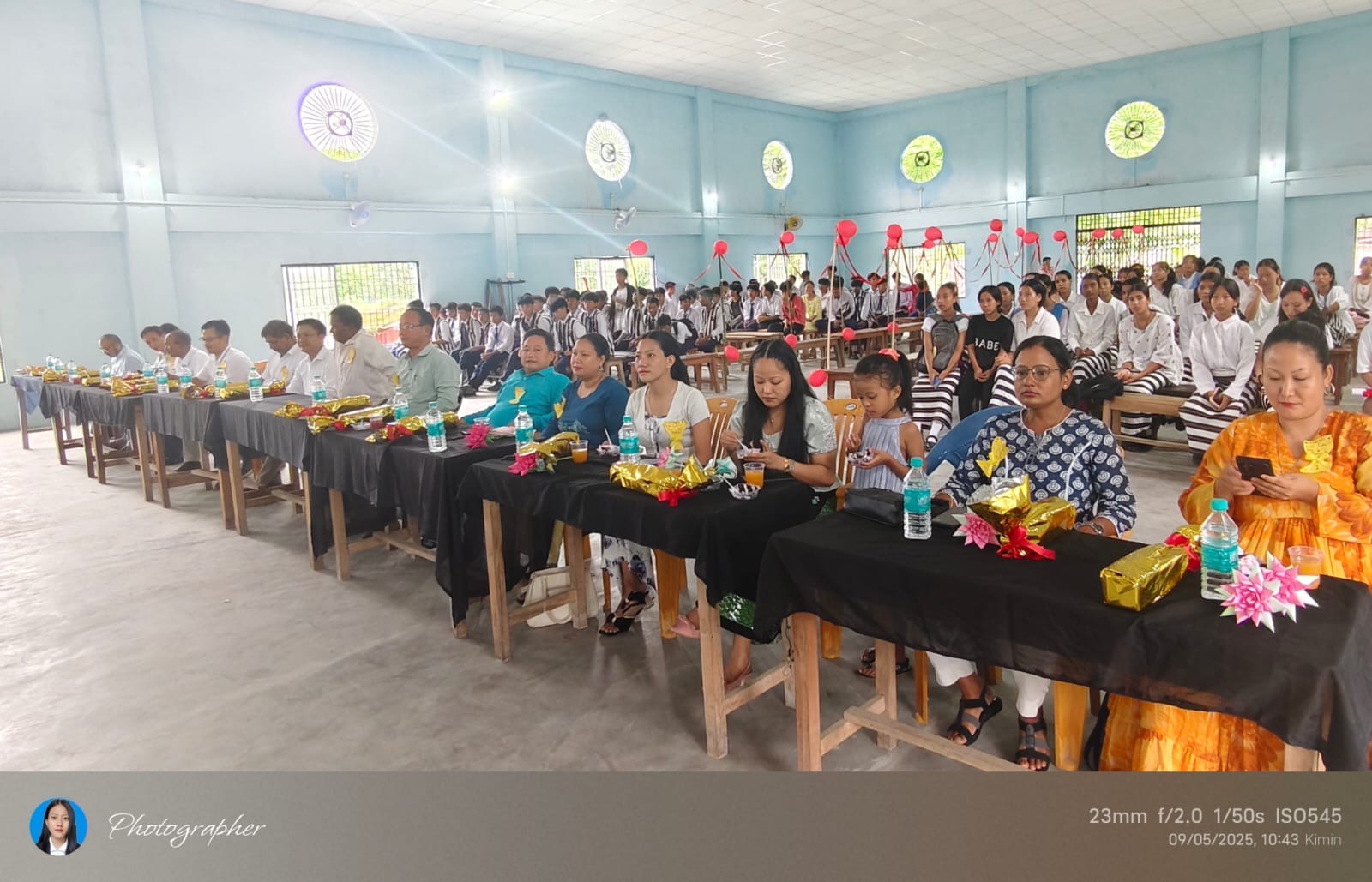 School program with staff and guests, 2025